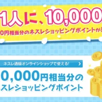 毎日1万円分の買物券が当たる！