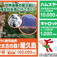 日本旅行ギフト券10万円分が当たる！