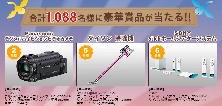 1088名に豪華賞品が当たる｜＋Kラッキースタートキャンペーン 第2弾｜サークルKサンクス