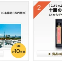 アンケートに答えてホテルペア宿泊券が当たる!