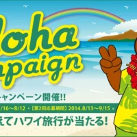 クイズに答えてハワイ旅行が当たる!
