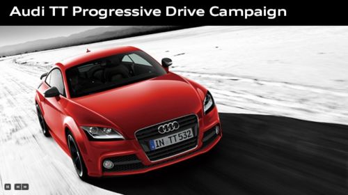Audi TT Progressive Drive Campaign Audi Japan