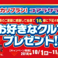 クイズに答えて好きな車が当たるキャンペーン！