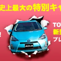 TOYOTAの新型アクアが当たる特別キャンペーン！