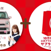 ダイハツの軽自動車「ミラ ココア」が当たる新春サプライズプレゼント！