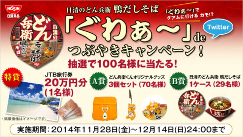 ツイートするとJTB旅行券20万円分が当たるキャンペーン懸賞！