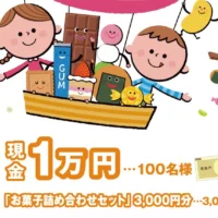 総額1,000万円以上の賞品が3,100名様に当たる！お菓子クイズキャンペーン