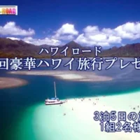 ハワイ3泊5日の海外旅行が当たる豪華懸賞！