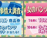 ワコールのアンケートに答えて、ギフト券10万円分が当たる！