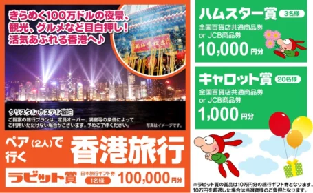 メルマガに登録して旅行券10万円分が当たる豪華懸賞！