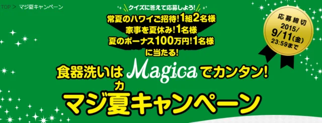 現金100万円や、ハワイ旅行が当たる豪華高額懸賞！！