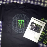 モンスターエナジーMEN’S Tシャツが当選しました！