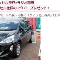 トヨタのハイブリッドカー「アクア」が当たる自動車懸賞!