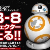 スターウォーズ「BB-8」型プロジェクターが当たる豪華高額懸賞!