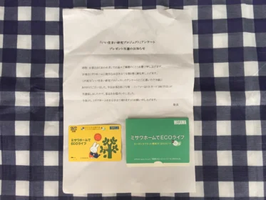 ミサワホームの懸賞でミッフィーのQUOカードが当選しました!