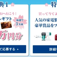 JTBトラベルギフト10万円分が3名様に当たる高額懸賞!