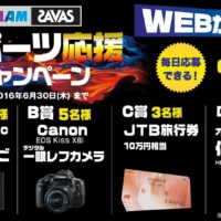 4KテレビやJTB旅行券10万円分などが当たる豪華高額懸賞！