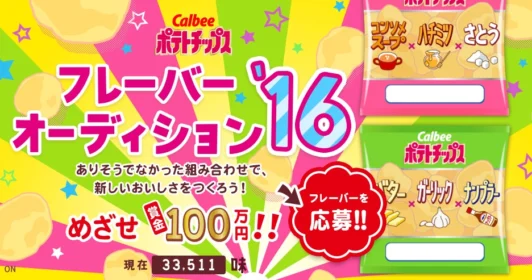 Calbeeポテトチップス フレーバーオーディション2016