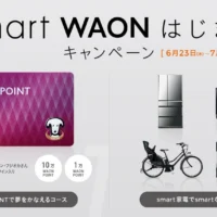 100万円相当のWAONポイントが3名に当たる高額懸賞！
