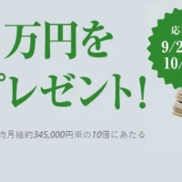 平均月給の10倍！現金345万円が当たる超高額懸賞！！