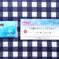 アクアヴェールリニューアル記念なめらか体験キャンペーンに当選！