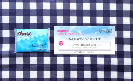 アクアヴェールリニューアル記念なめらか体験キャンペーンに当選!