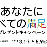 総額100万円使い放題の満足体験が当たる豪華高額懸賞！