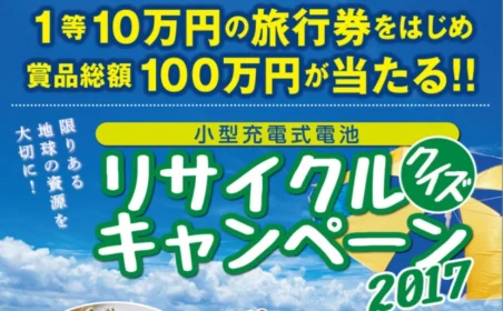 10万円の旅行券などが当たる！総額100万円の高額懸賞