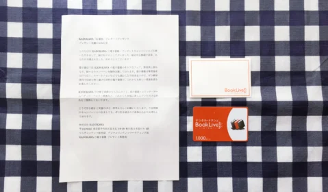 G電祭のキャンペーンで「BookLive!プリカ 1,000円分」が当選!
