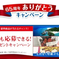 ヘリコプタークルージング付き「沖縄旅行」が当たる高額懸賞！