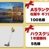 総額5,000万円の豪華商品が当たる、おそうじ本舗お客様大感謝祭!