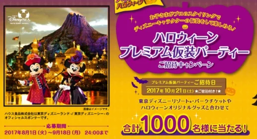 ディズニーのパークチケット10枚セットなどが当たる豪華懸賞！