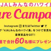 ハワイ往復分のマイルや10万円分の旅行券が当たる、豪華ハワイキャンペーン！