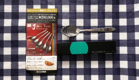 ココイチのくじ引きで「オリジナルスプーン」が当選しました!
