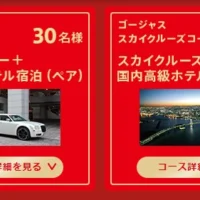 憧れのリムジンやヘリコプターに乗れる！国内豪華旅行懸賞