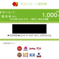 Twitter懸賞で「すかいらーくグループ」お食事券1,000円分が当選！