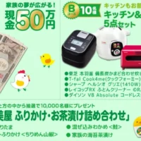 現金50万円が10名に当たる！丸美屋の高額懸賞