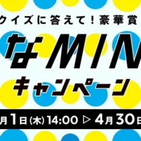 パナソニックの豪華家電が当たるMINTIAのクイズ懸賞!