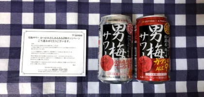 しょっぱい美味しさ「男梅サワーセット」が当選！