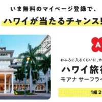 モアナサーフライダーに泊まるハワイ旅行が当たるキャンペーン！