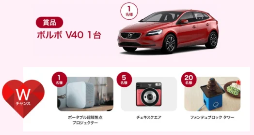 ボルボからのバレンタインプレゼント！VOLVO V40が当たる外車懸賞