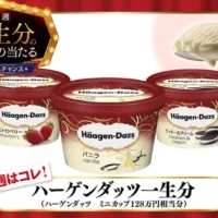 ハーゲンダッツ一生分（約129万円相当）が当たる高額懸賞