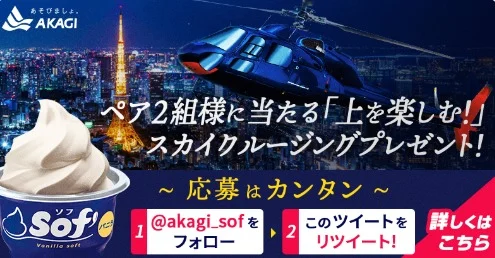 憧れのヘリコプタークルージングが当たる豪華Twitter懸賞！