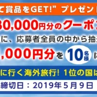 定年後の旅行先No.1を当てて 3万円分のクーポンが当たる!