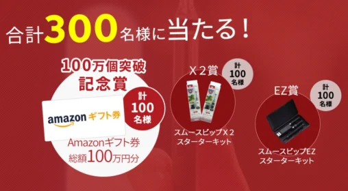 1万円分のAmazonギフト券が100名に当たる豪華懸賞！