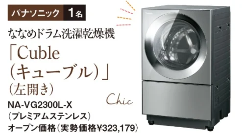 洗濯機・テレビ・レンジなどパナソニック家電が当たる豪華懸賞!
