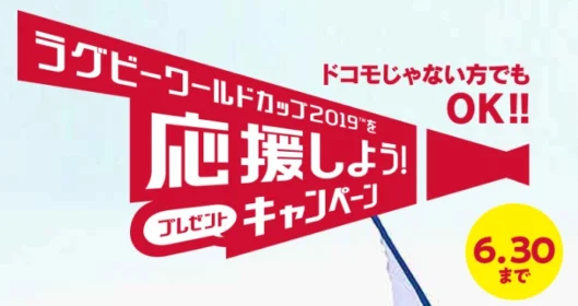 ラグビーワールドカップ2019 観戦チケットや家電が当たる高額懸賞！