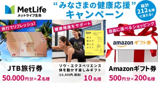 高額の旅行券やカタログギフトが当たるTwitter懸賞！