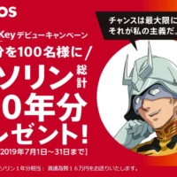 ガソリン1年分(16万円分)が100名に当たる高額懸賞!