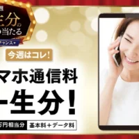 620万円分のJCBギフト券が当たる「スマホ通信量 一生分」懸賞！